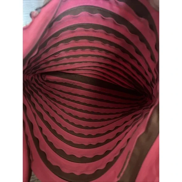 ZIP IT Tote Purse Bag One Long Zipper Handle Pink Brown Zipit‎ Zipper Satchel - Picture 5 of 7